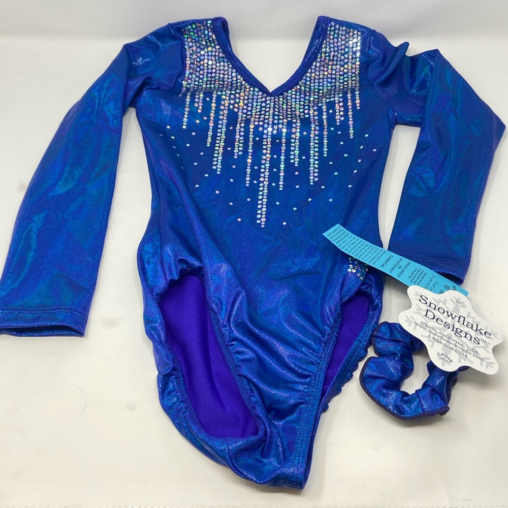 Gymnastics Leotard NWT Snowflake